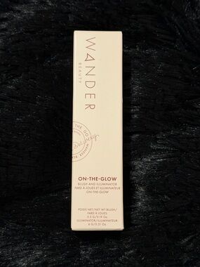 Wander Beauty On-The-Glow Blush & Illuminator Dusk Nude Glow New